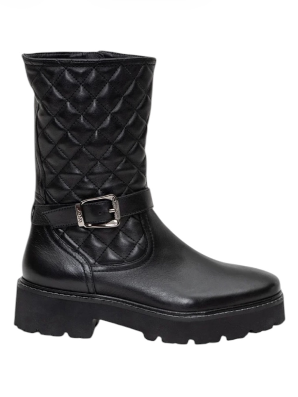 Ara Bethesda Black Leather Quilted Boots NEW